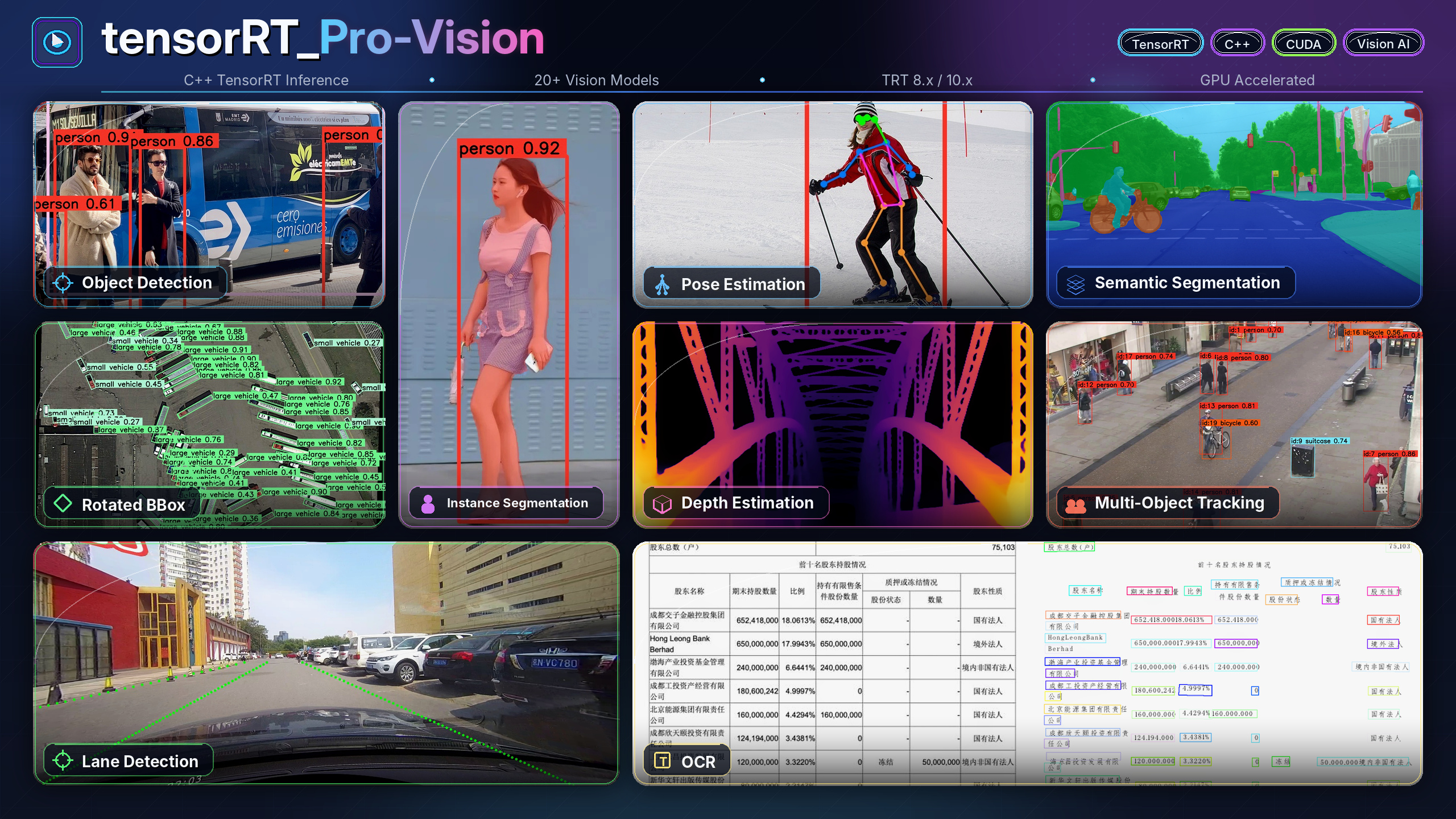tensorRT_Pro-Vision Tasks