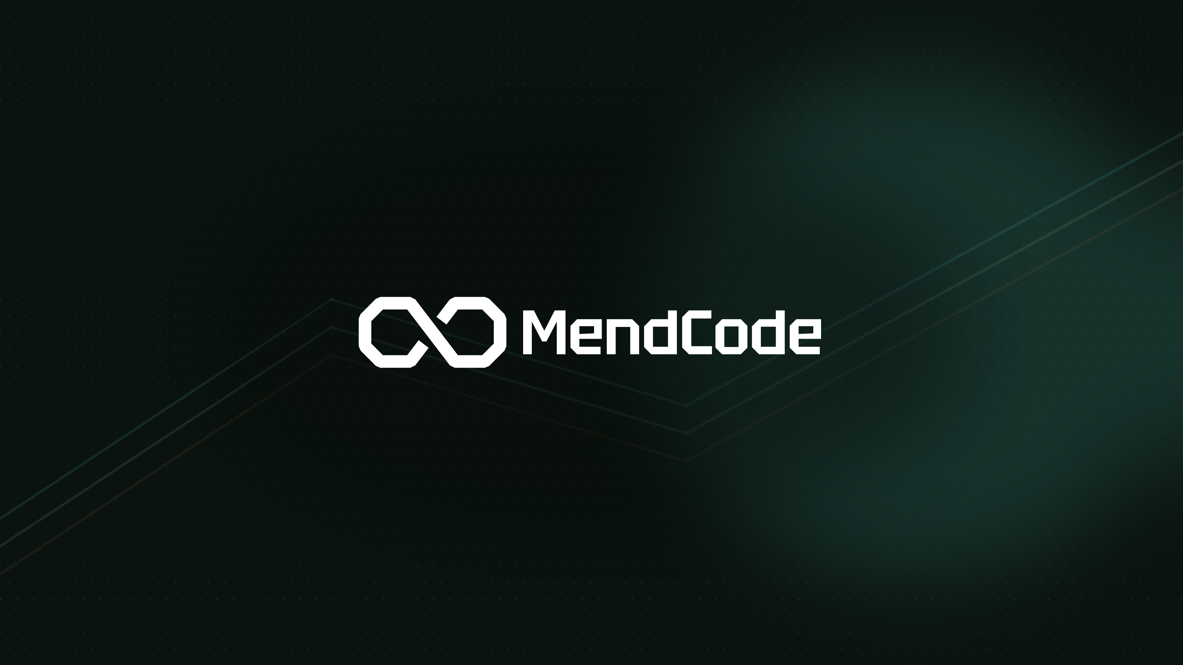 MendCode terminal field banner