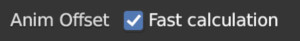 Fast calculation setting