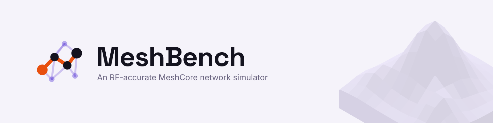 MeshBench: an RF-accurate MeshCore network simulator