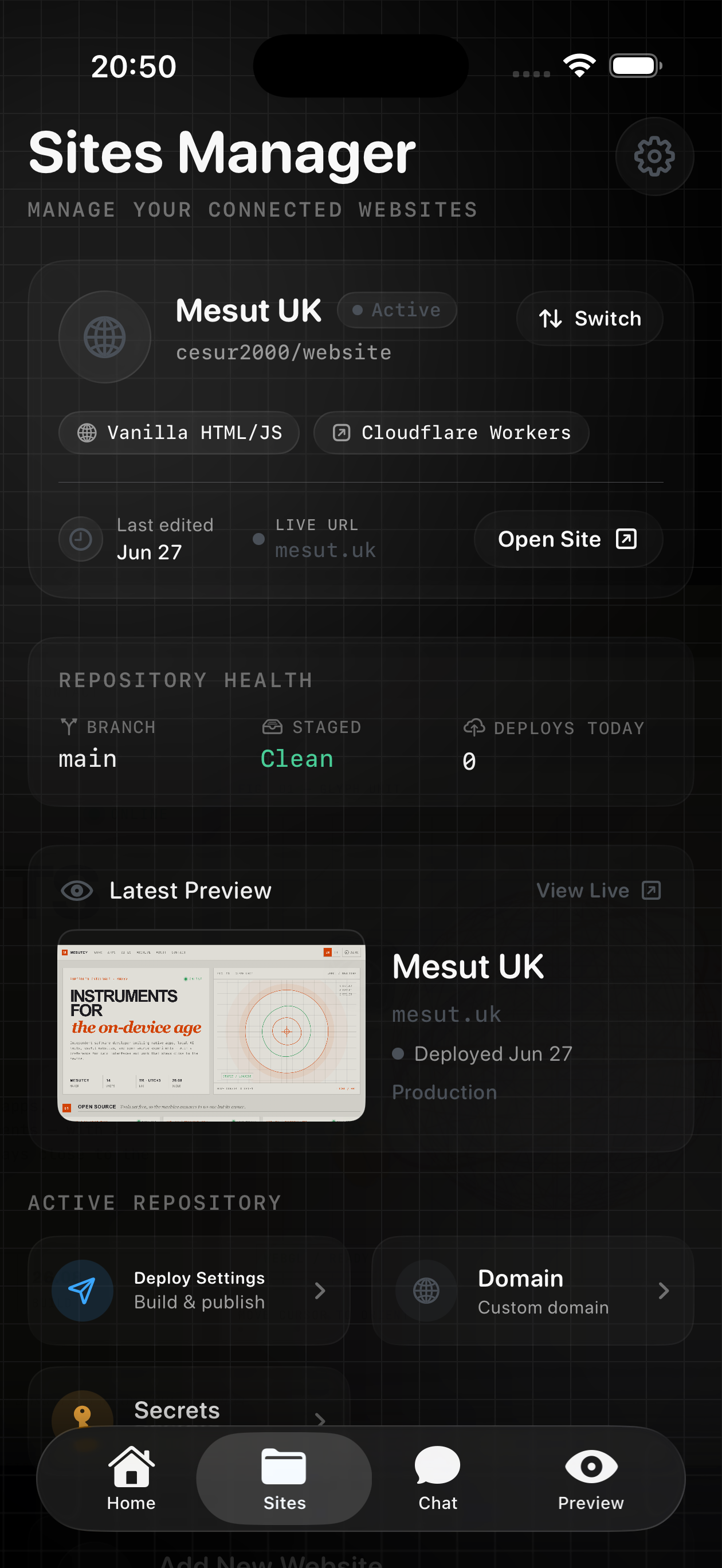 Screenshot 2 of SiteAgent