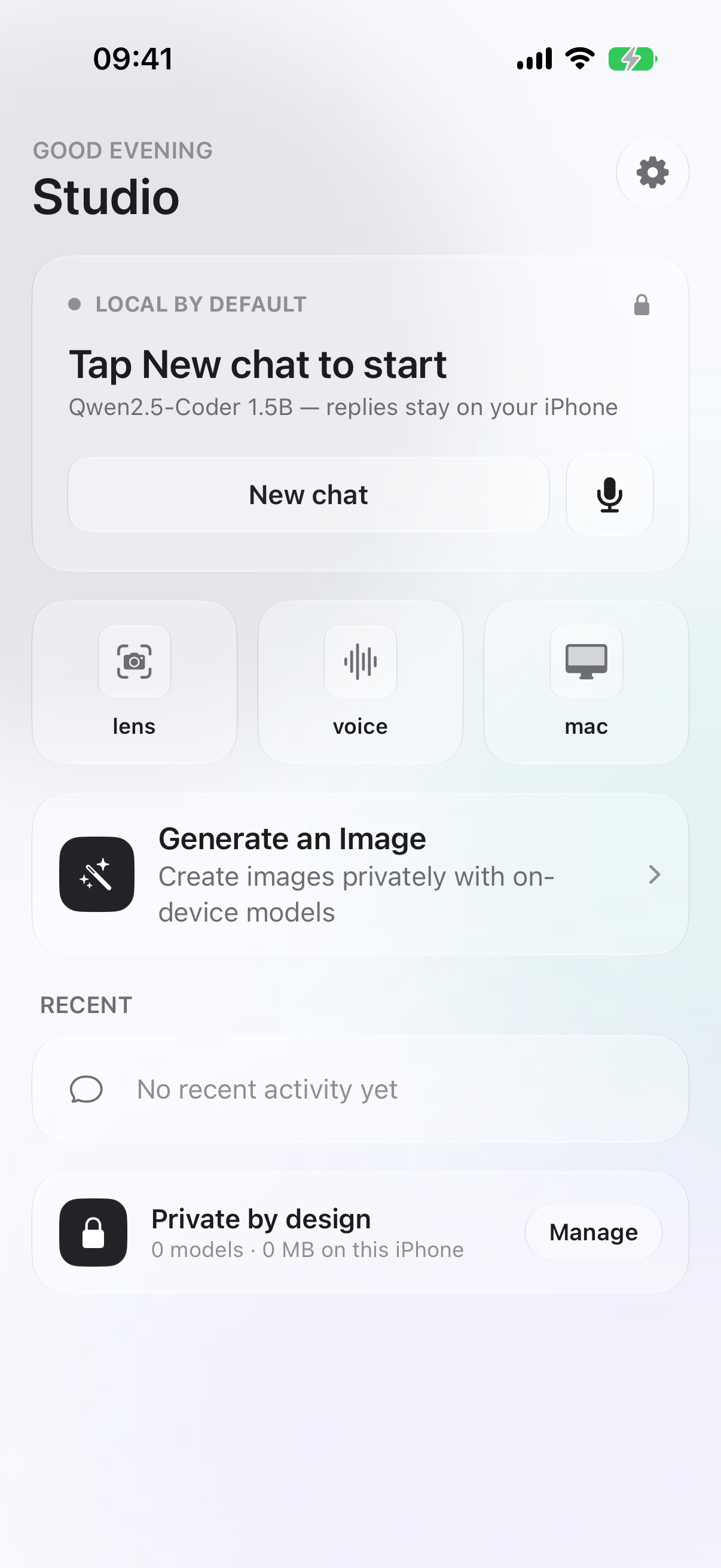 Screenshot 1 of OnDevice LLM