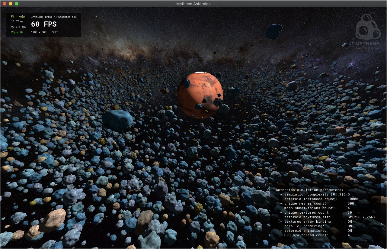 Asteroids on MacOS