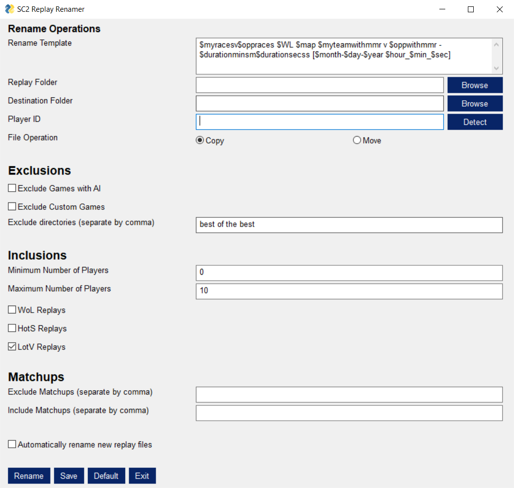 Application Window