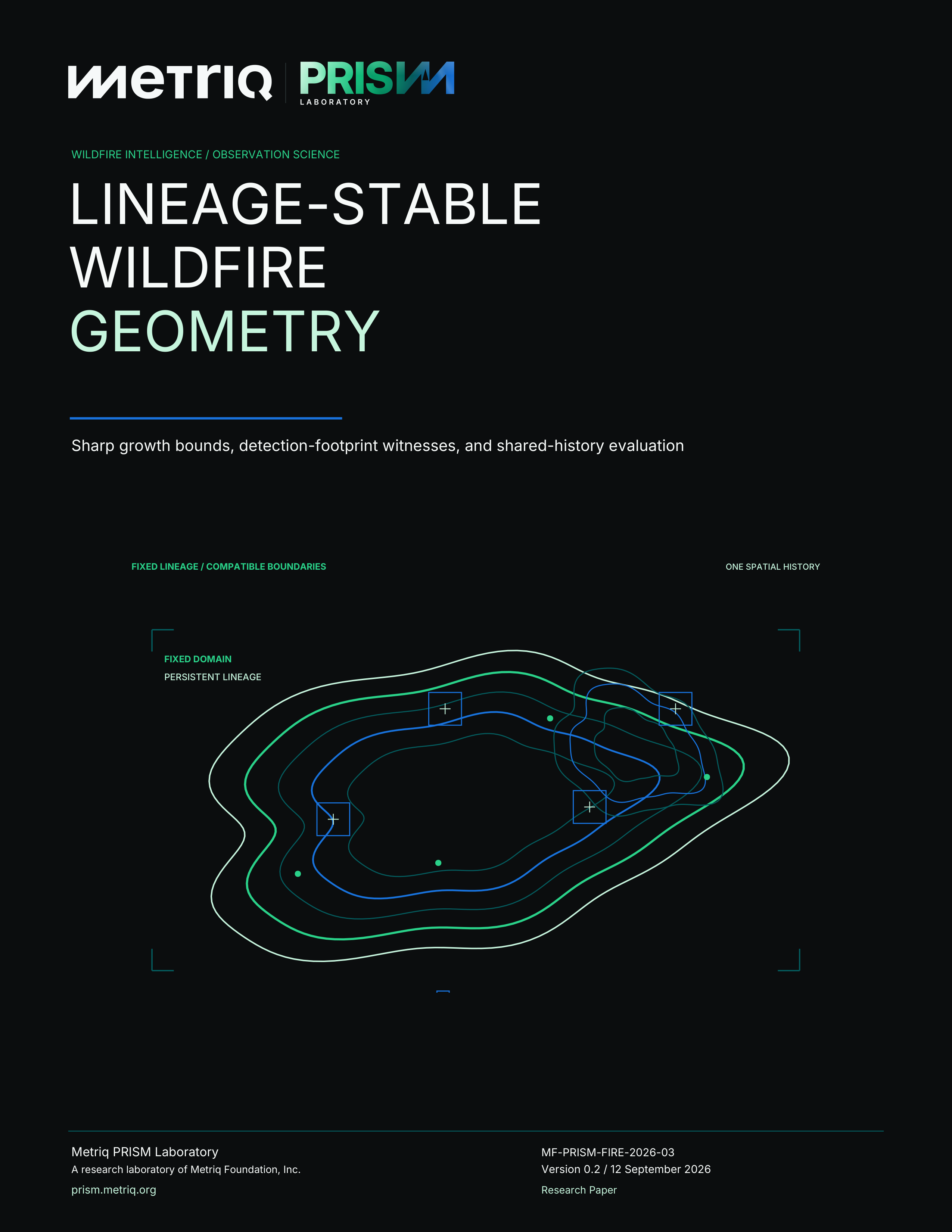 Cover of Lineage-Stable Wildfire Geometry