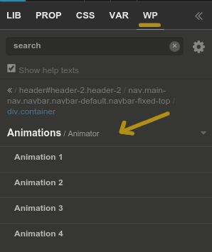 Animation Actions