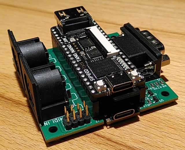 MiSTeryNano MIDI Shield, from the project README