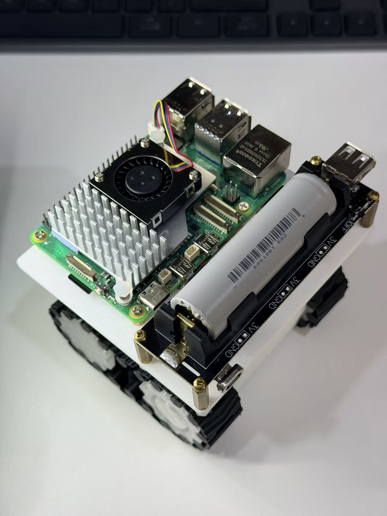Mobile robot body assembly view 2