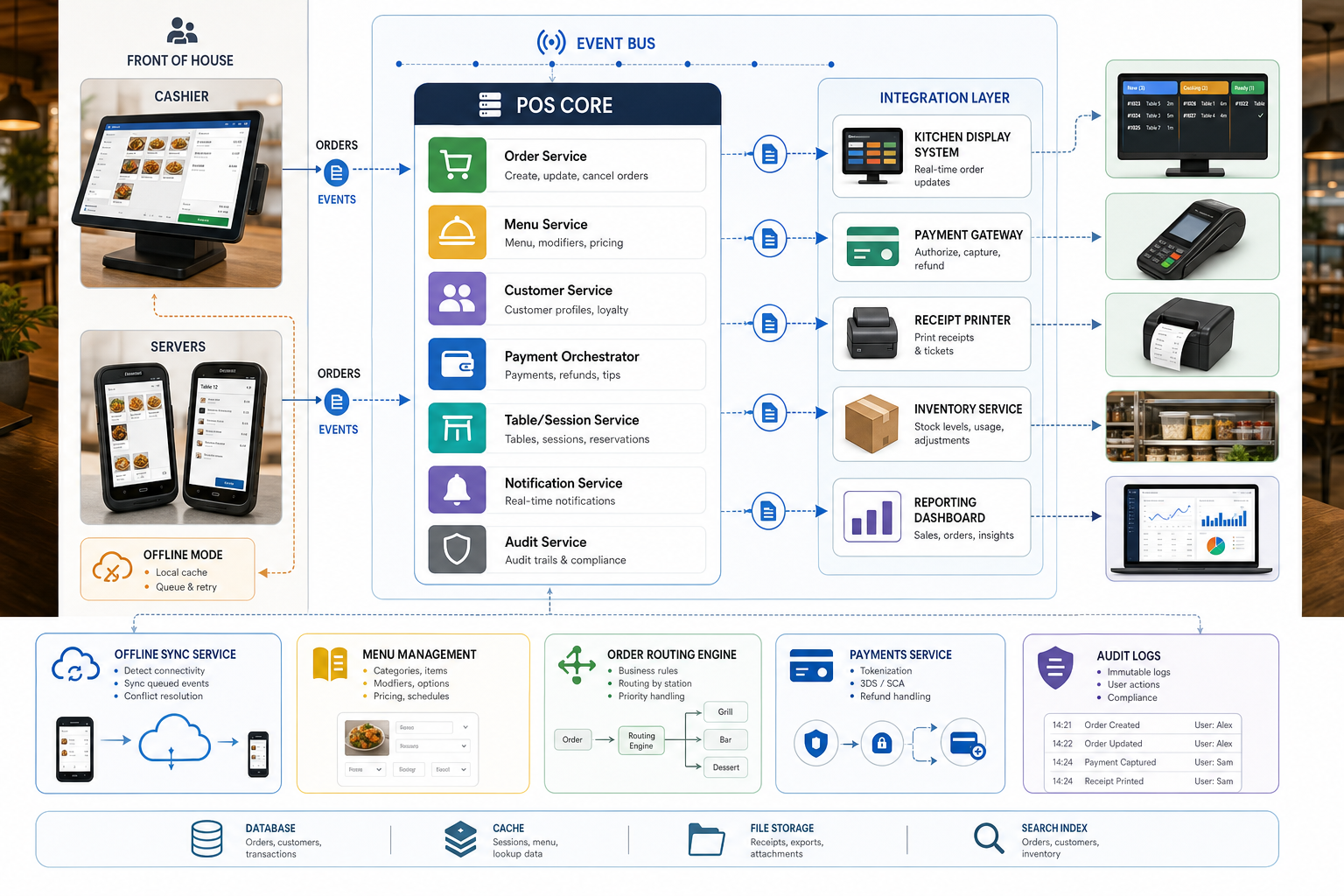 Restaurant POS System Design