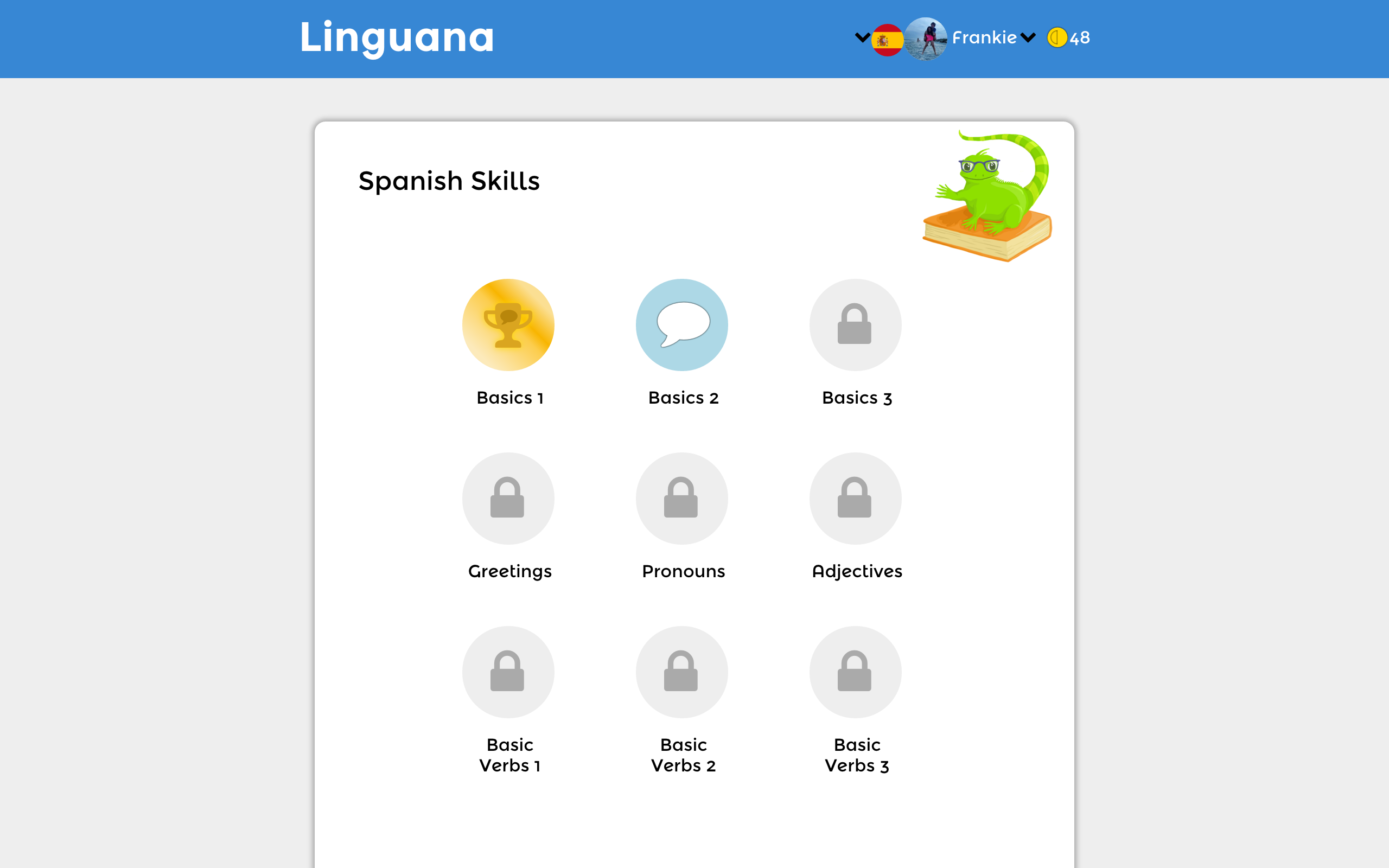 Image of Linguana Skills Page