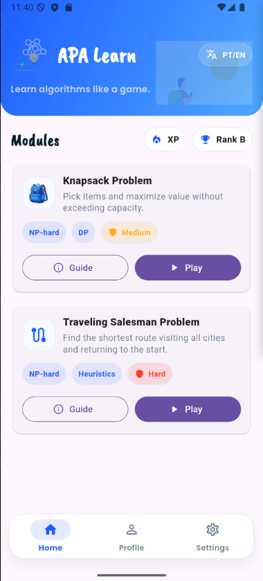 APA Learn Home
