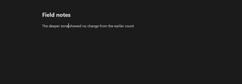 Inline footnotes: one typed in place and hopped out of, then the clipboard wrapped in one press