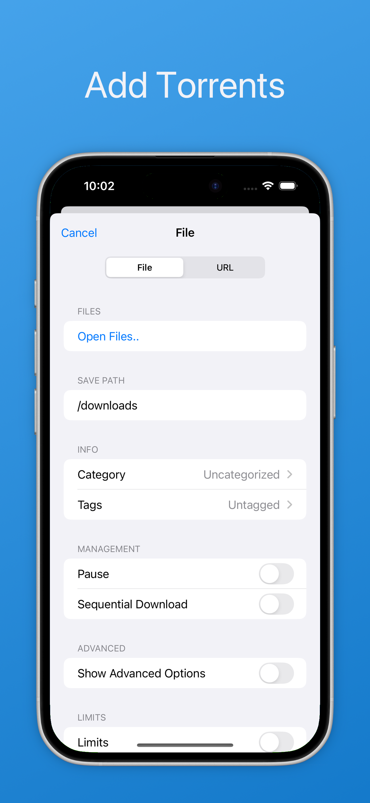 Screenshot 5 of qBitControl