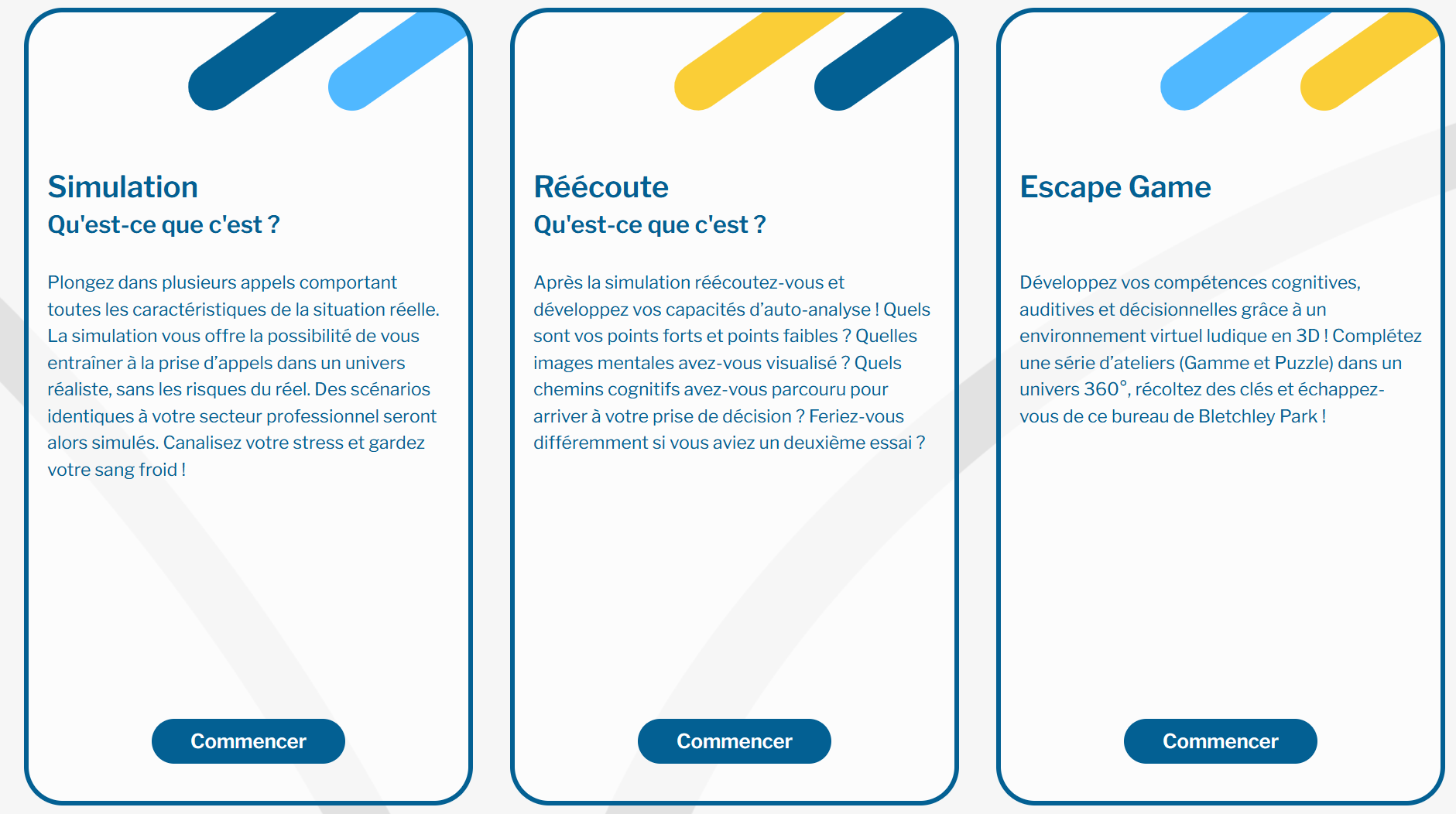 Interfaz de alumno en SimulPhone