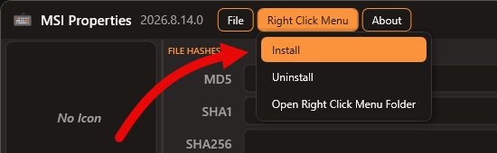 Install Context Menu