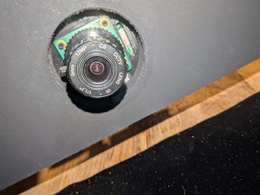 HQ camera looking in