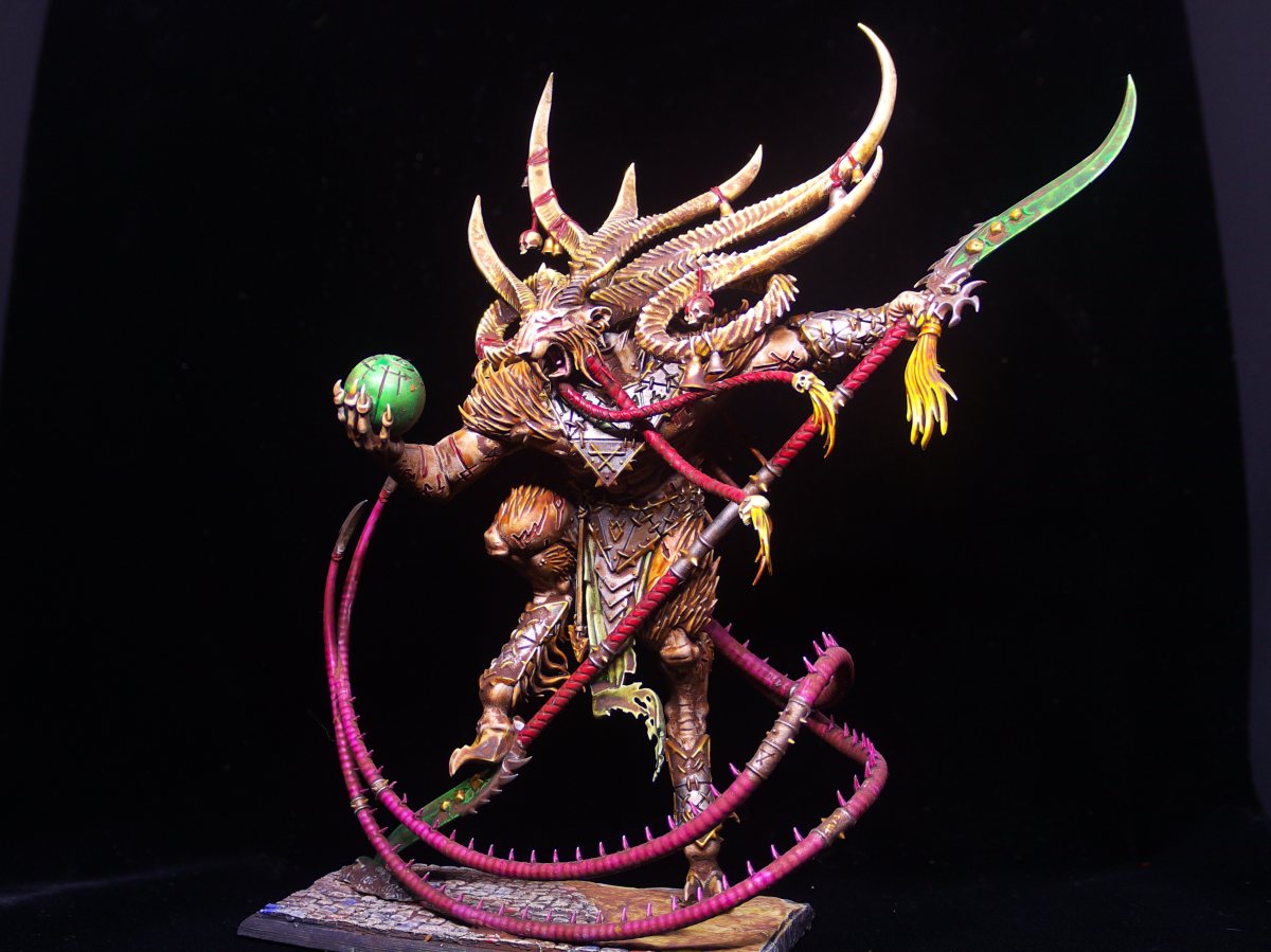 Skaven Verminlord painted by Michael Timmermans, 8-frame halo-free stack