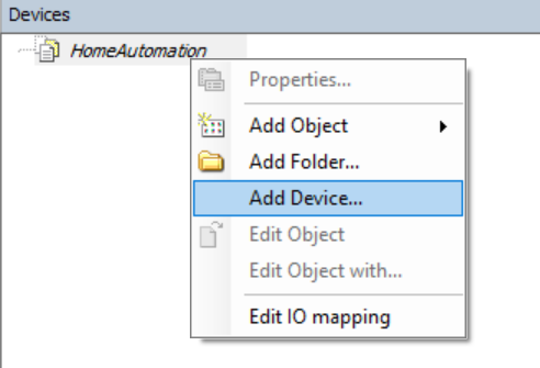 Add device