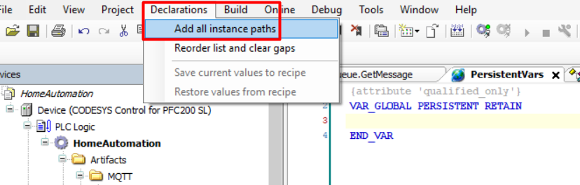 Output switch logic