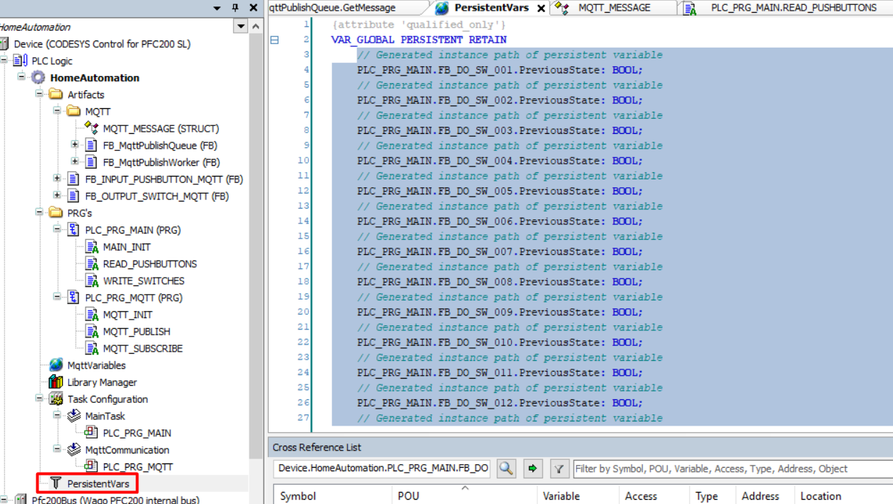 Output switch logic