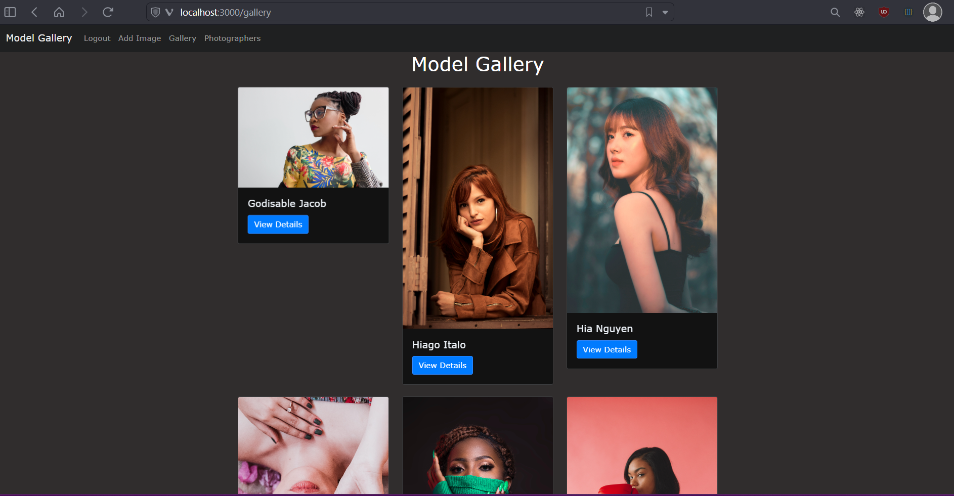 Gallery page