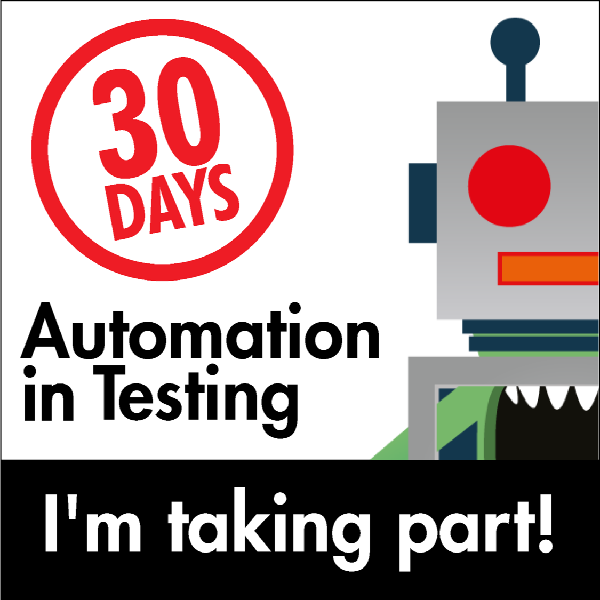 30 Days Of Automatuin in Testing Badge