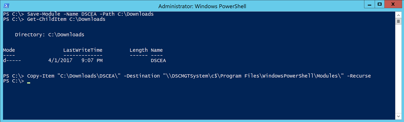 powershell-gallery-download-dscea