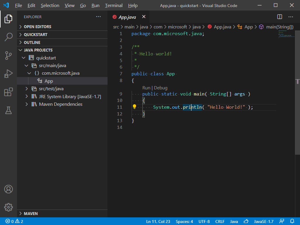 GitHub - microsoft/vscode-java-dependency: Manage Java projects in Visual  Studio Code.