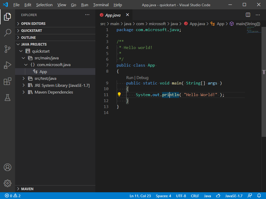 visual studio code java overview opens everytime