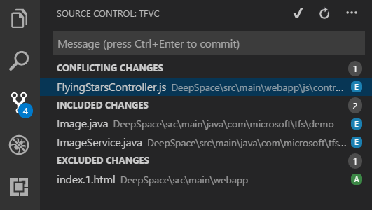 Source Control Tab in VSCode