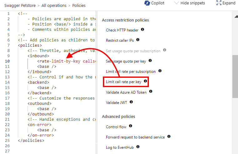 Rate Limiting Policy