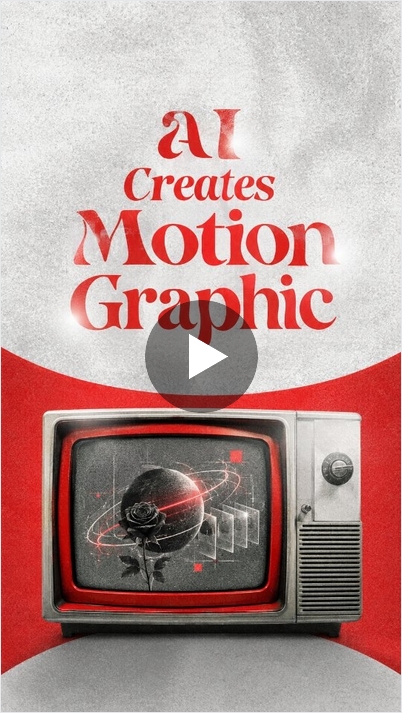 AI Creates Motion Graphic