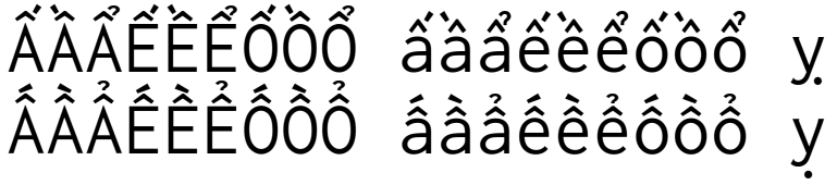 Vietnamese and pedantic variants