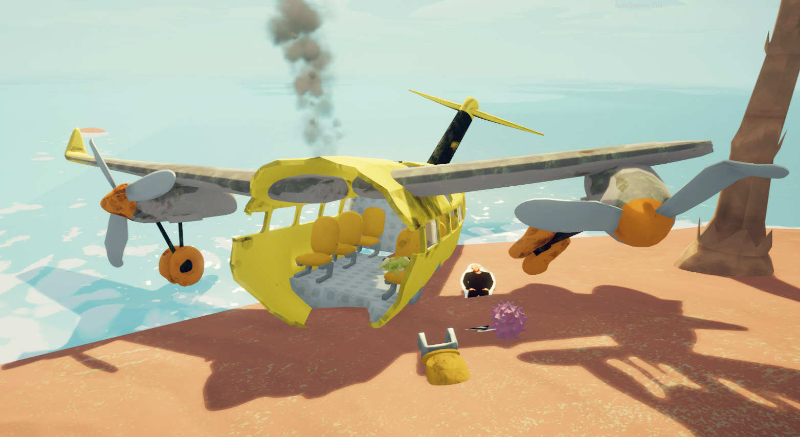 Chrashed unnamed airplane