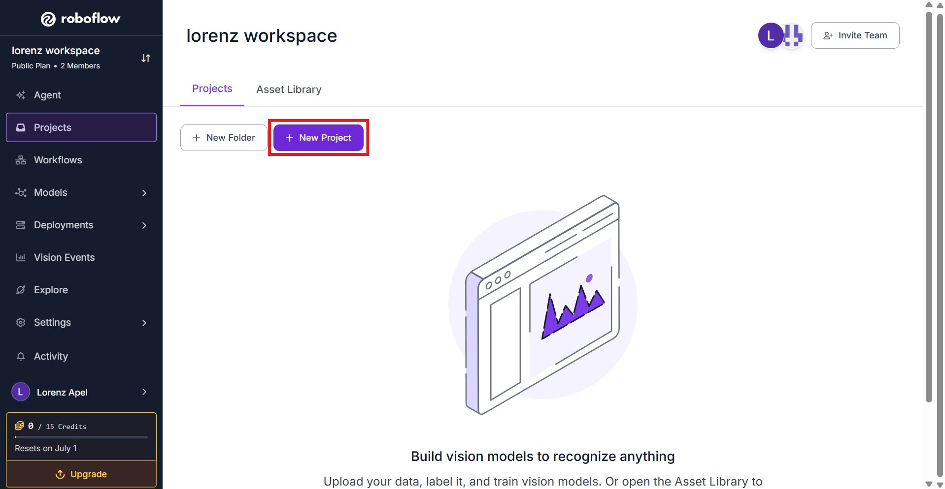 Create a New Project