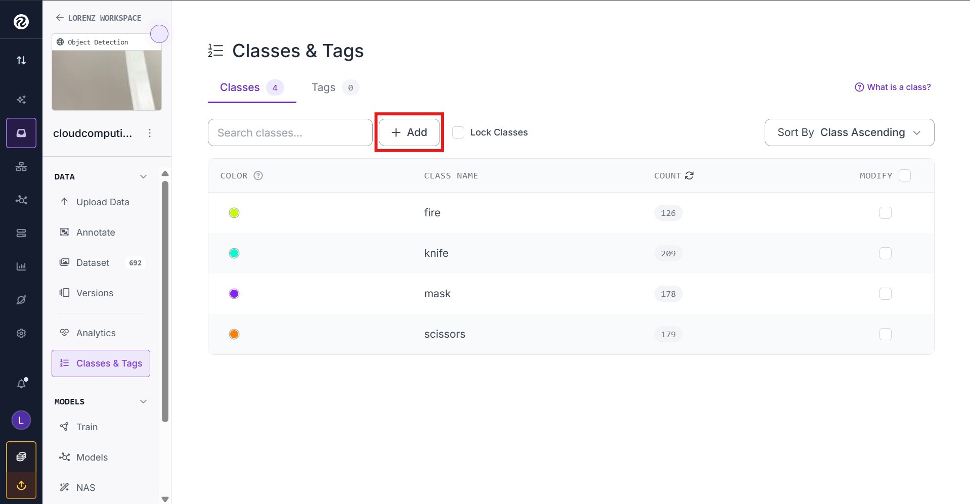 Create Classes