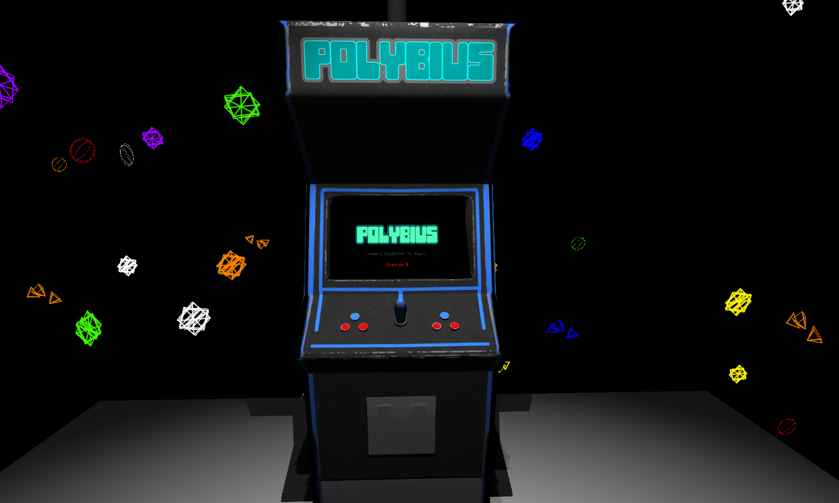 Front of Arcade Cabinet