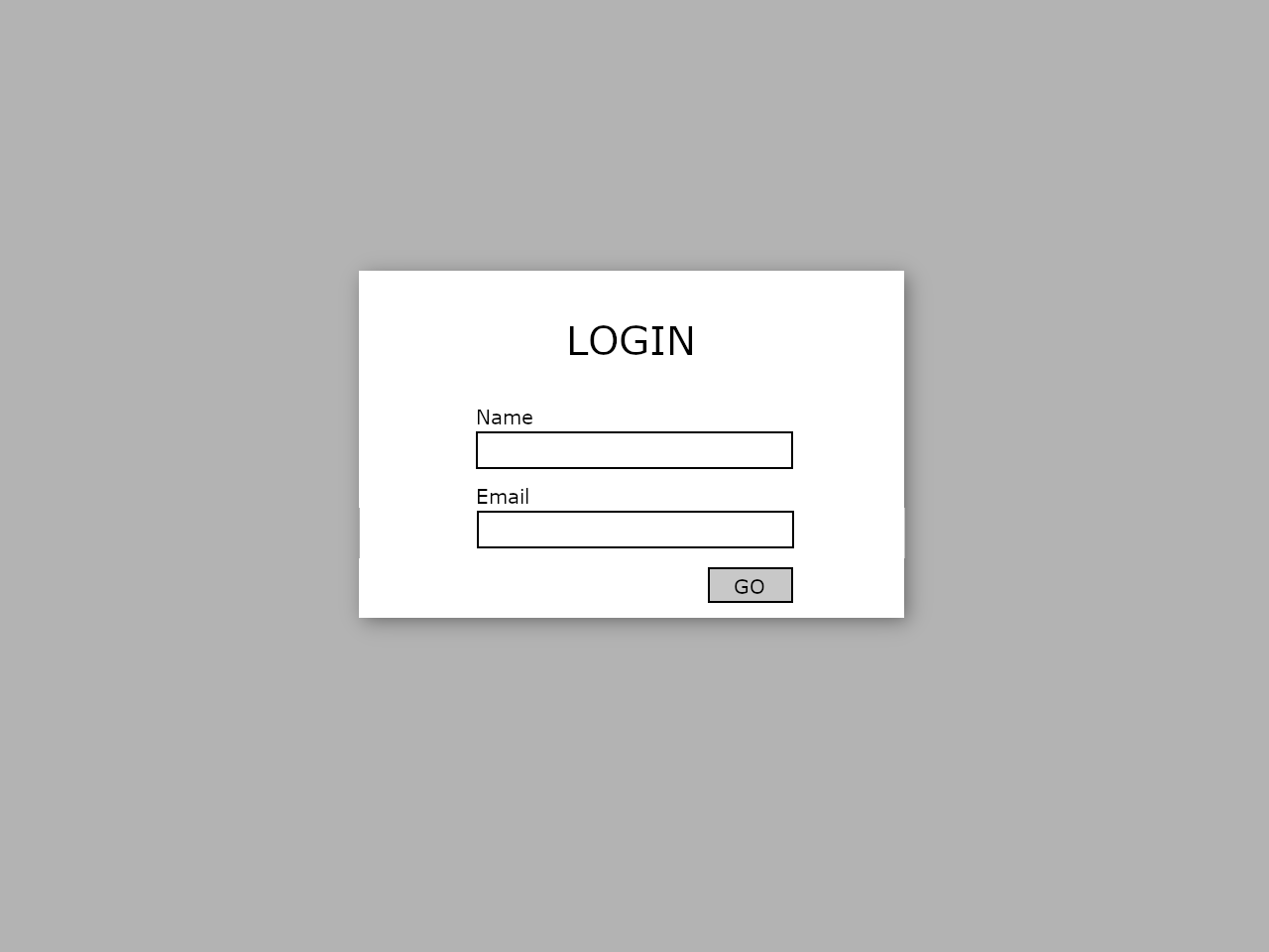 Login Screen