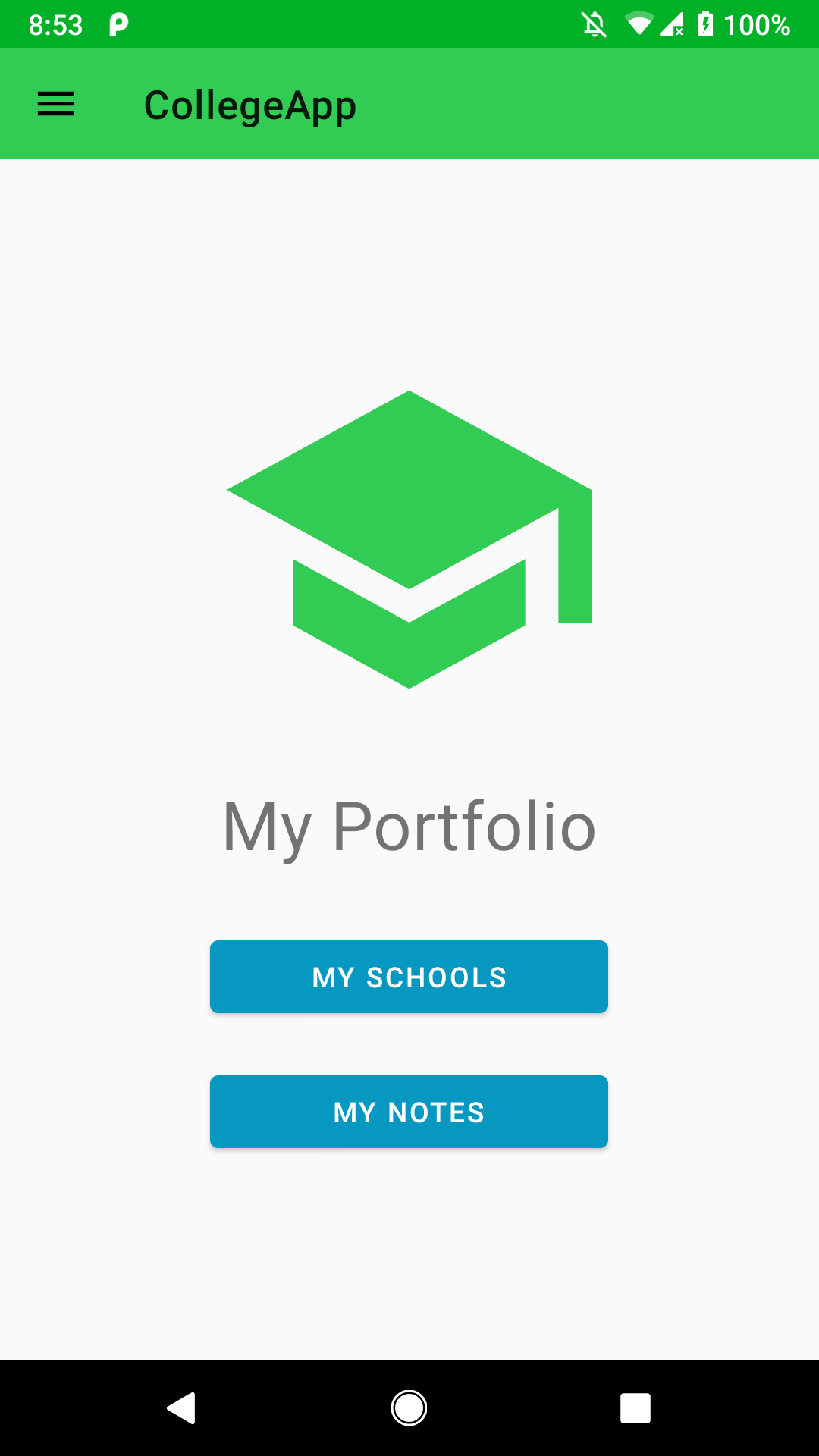 Portfolio Screen