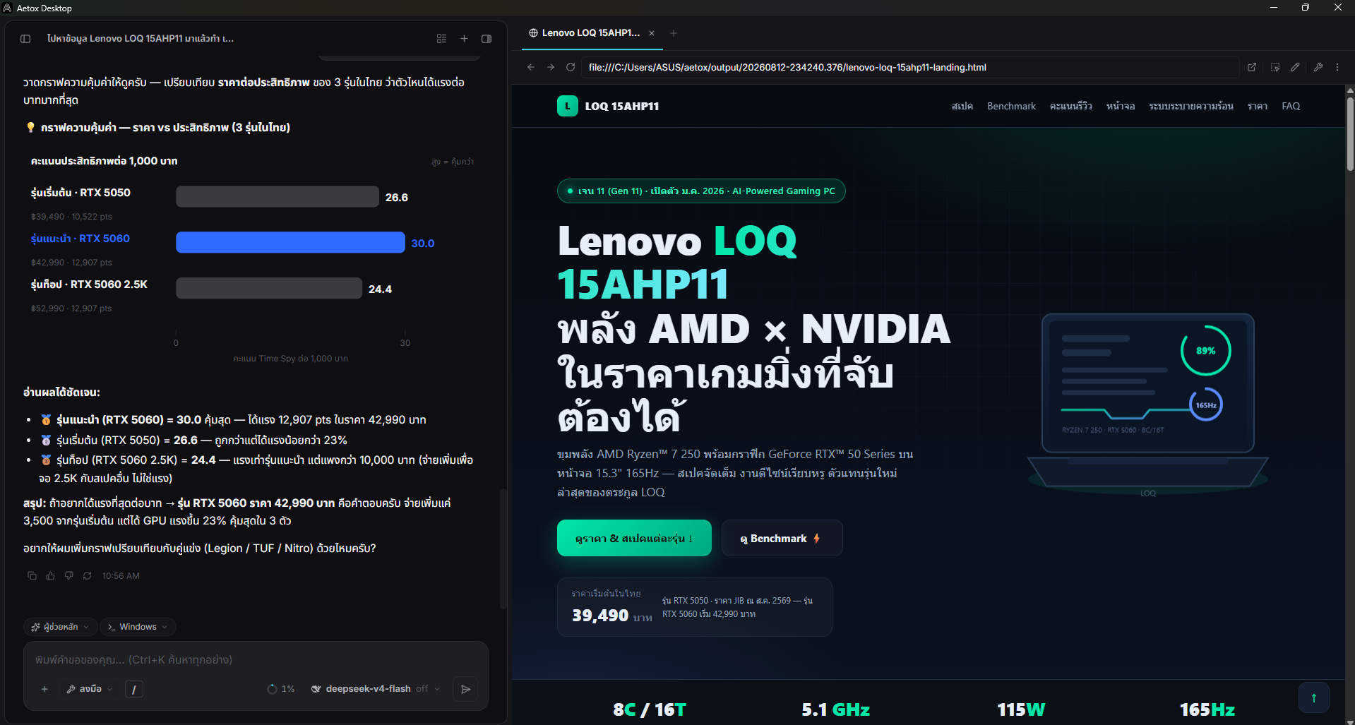 Aetox desktop