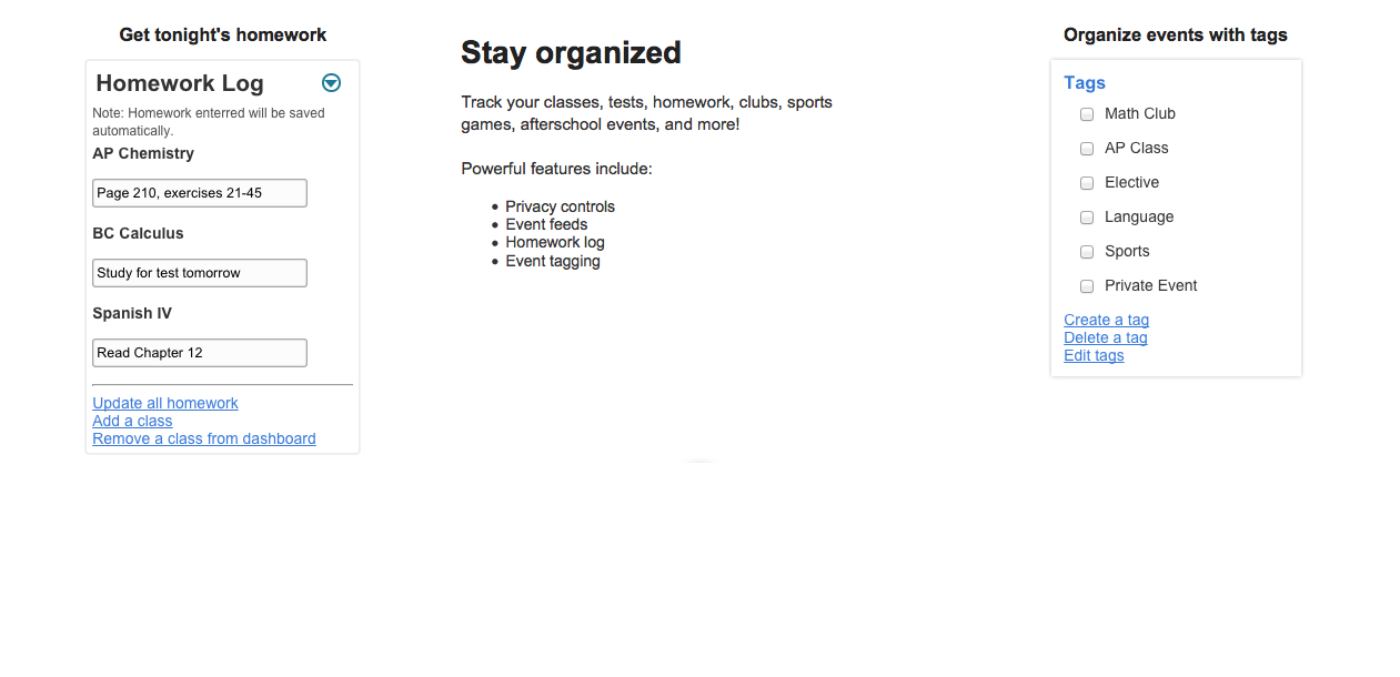 Stay Organized Image