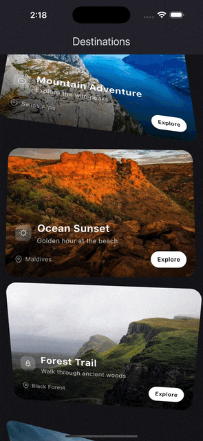 On scroll demo