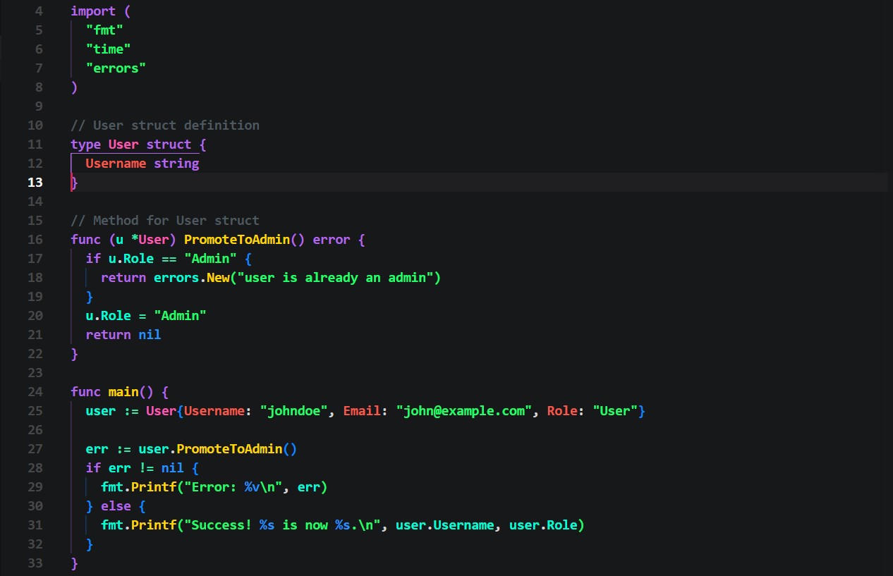 Go Syntax Preview