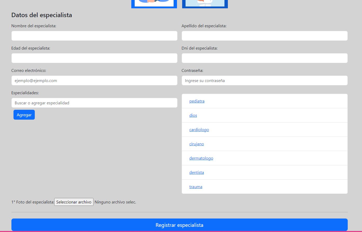 Especialista-registro