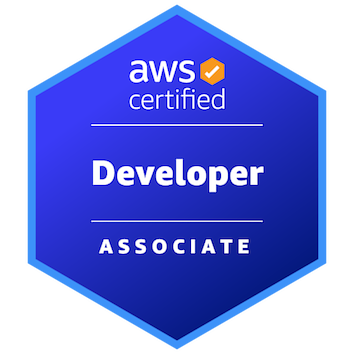 AWS Certificate Badge - Developer Associate
