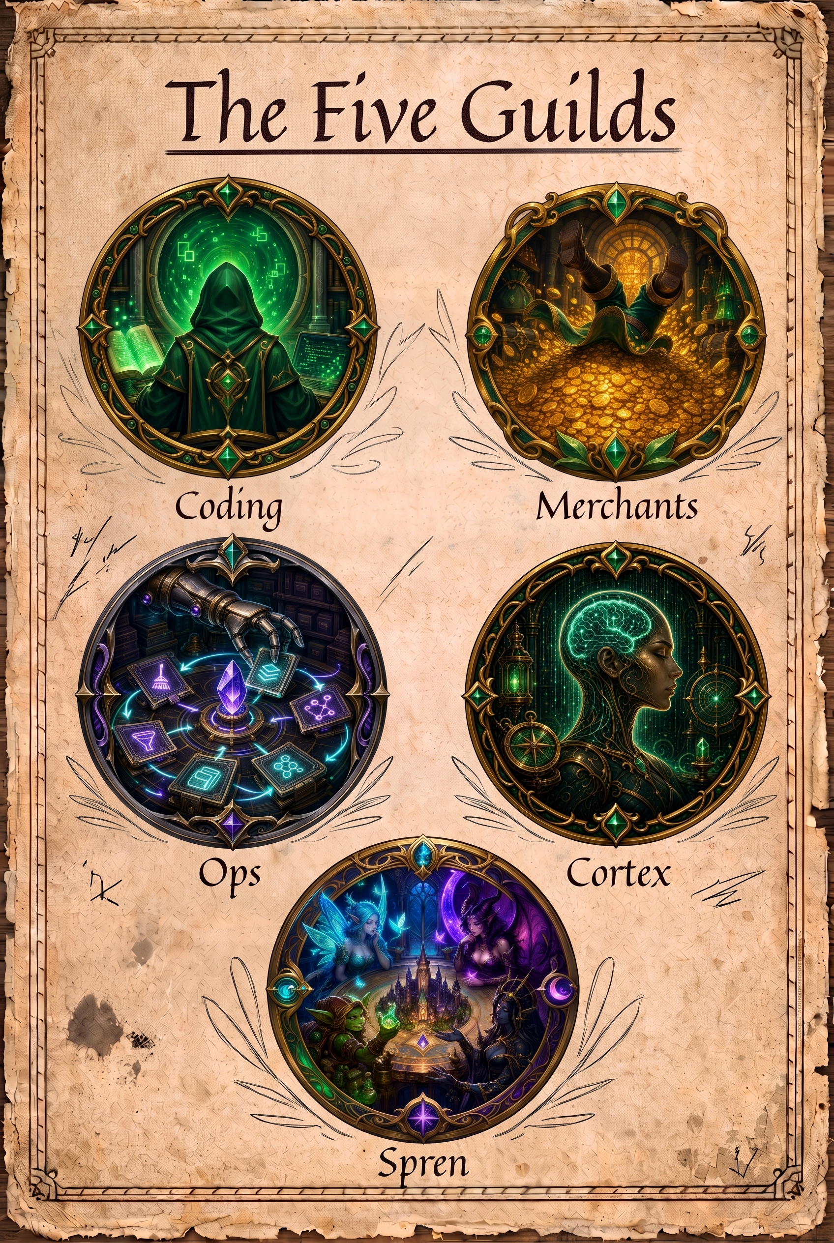 The Five Guilds