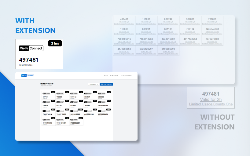 Wi-Fi Connect Print Preview