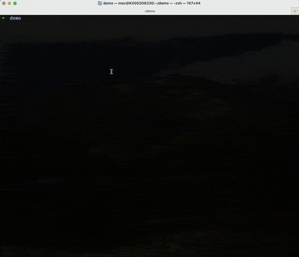 演示 GIF 1：基本任务执行