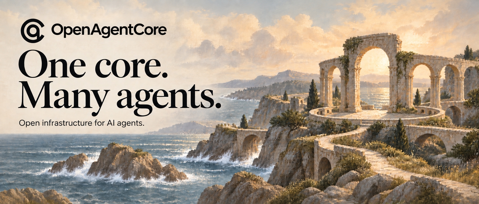 OpenAgentCore — One core. Many agents.