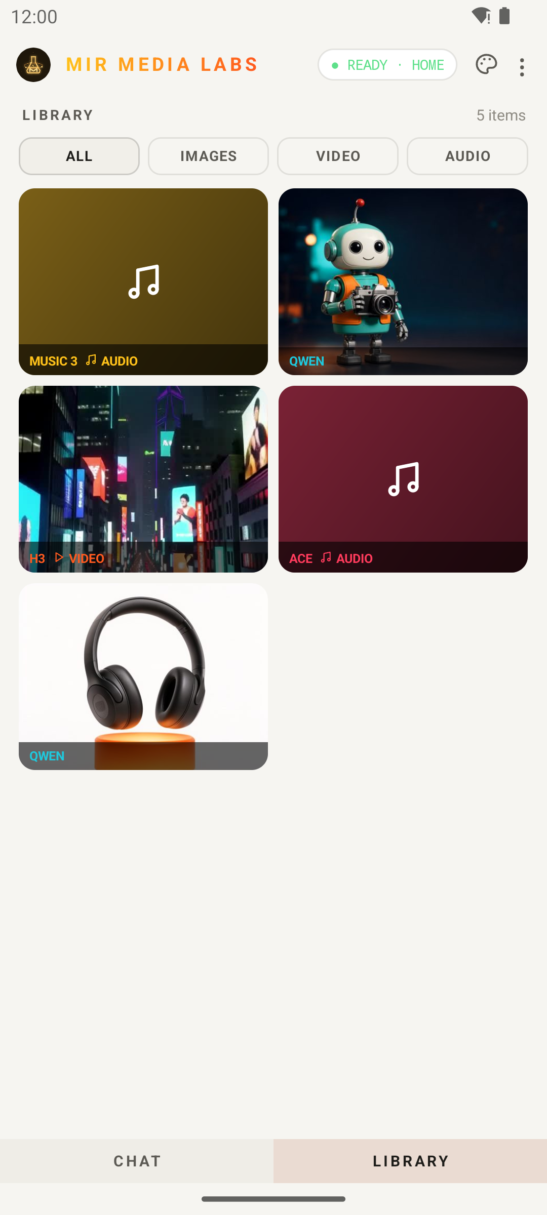 Phone: Paper Light theme
